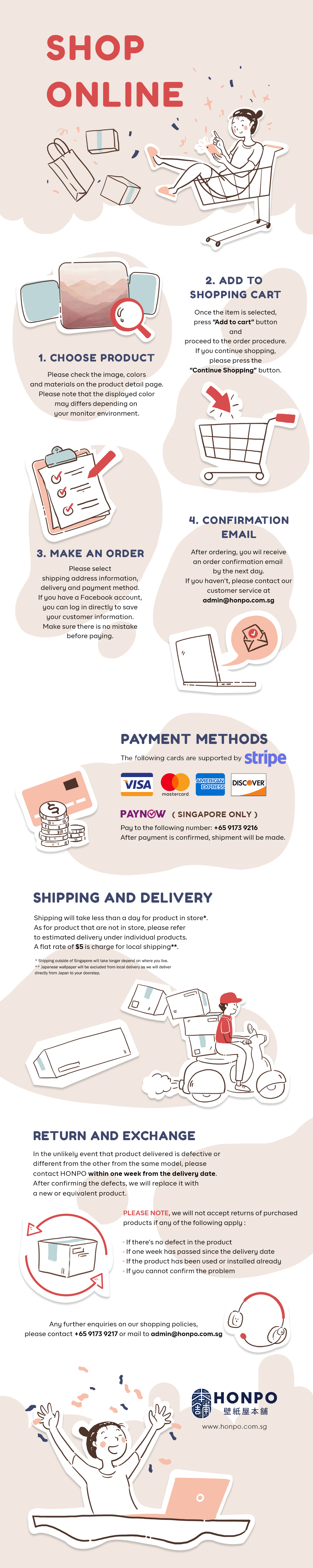 Shopping Guide from Honpo